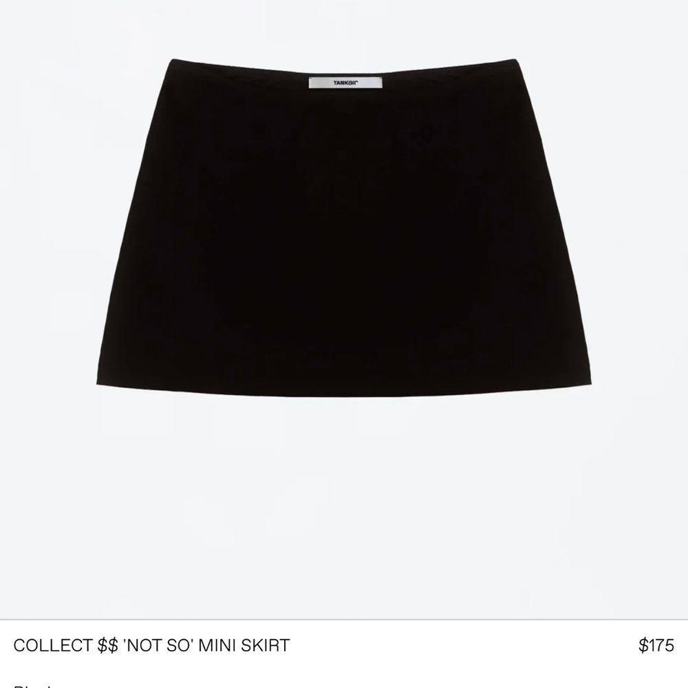 Collect $$ “Not So” Mini Skirt
